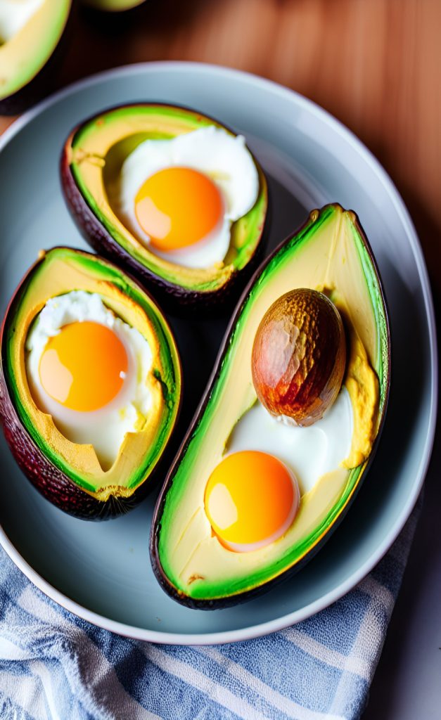 Eggs Baked In Avocados