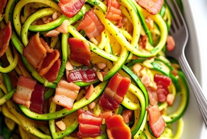 Thumbnail for Bacon And Zucchini Noodles Salad